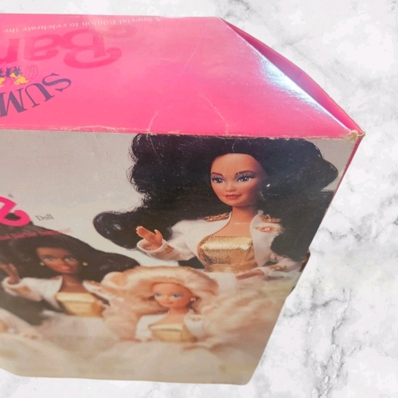 Vintage 1990 SUMMIT Barbie First Edition Mattel 7027 New NRFB - Picture 3 of 11